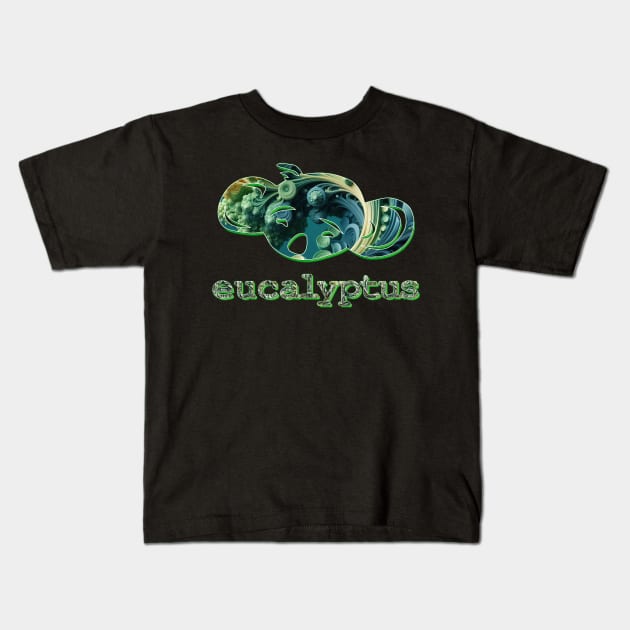 eucalyptus Kids T-Shirt by Blackreach Studios